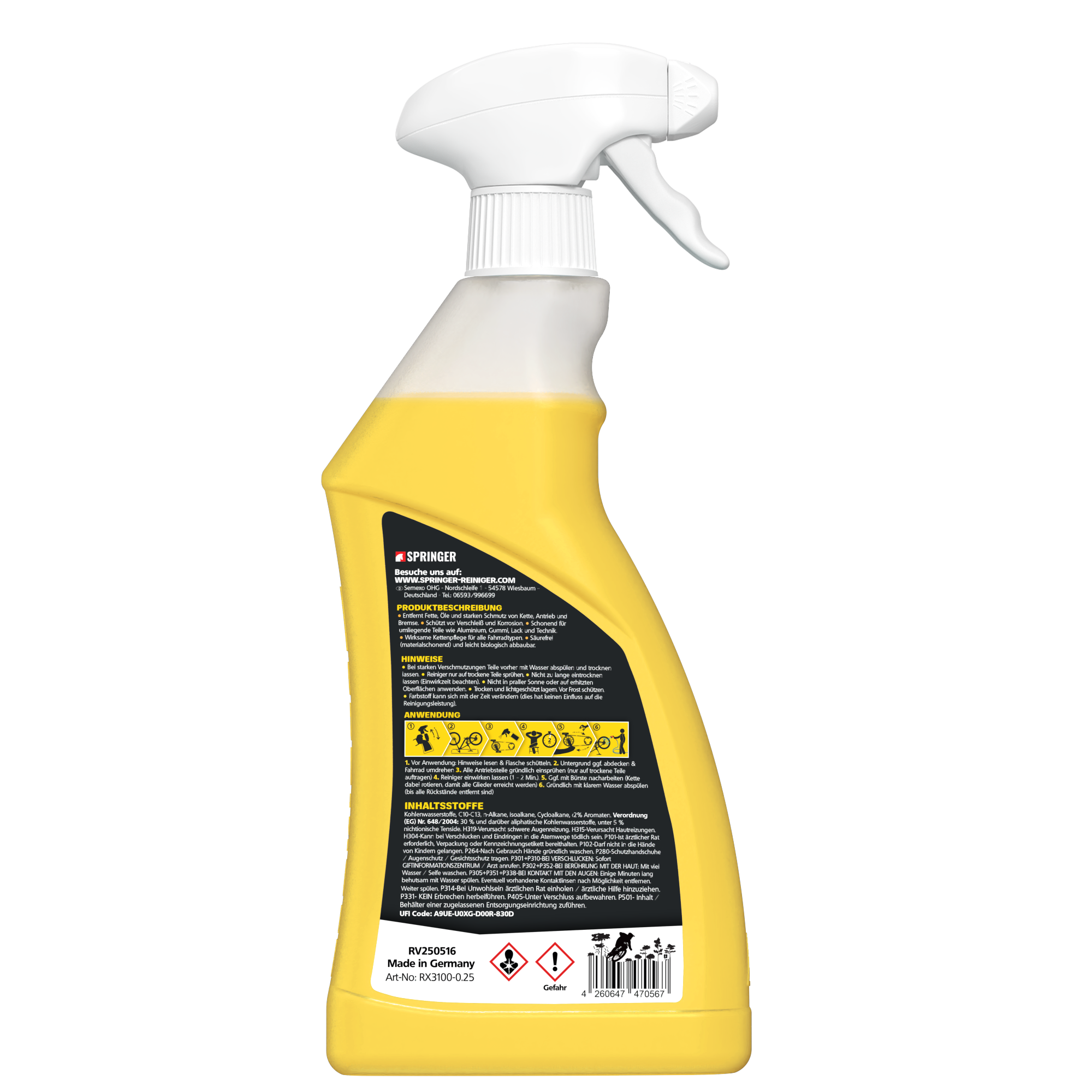 SPRINGER - RX3100 - Kettenreiniger - Made in Germany