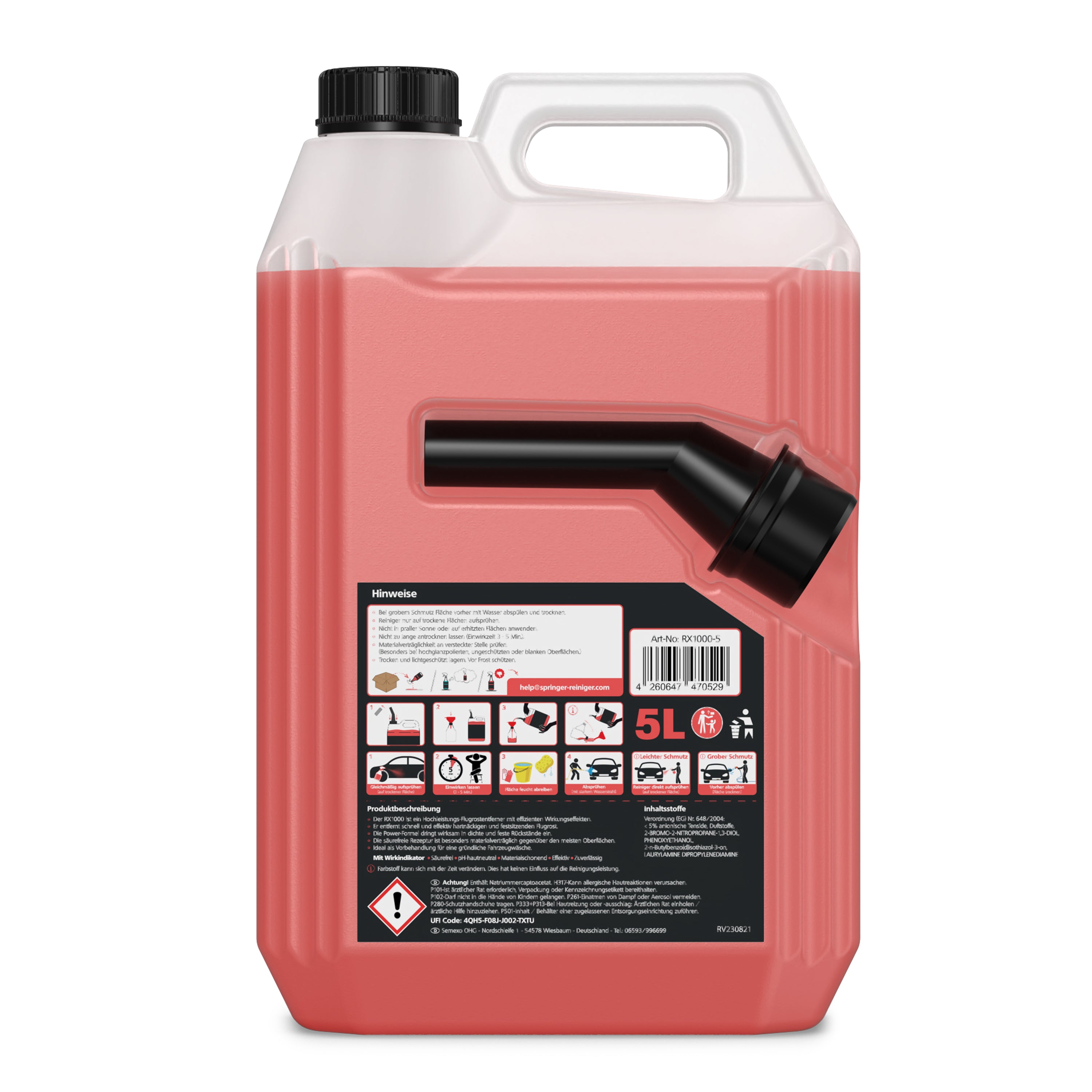 SPRINGER - RX1000 - Flugrostentferner - Made in Germany