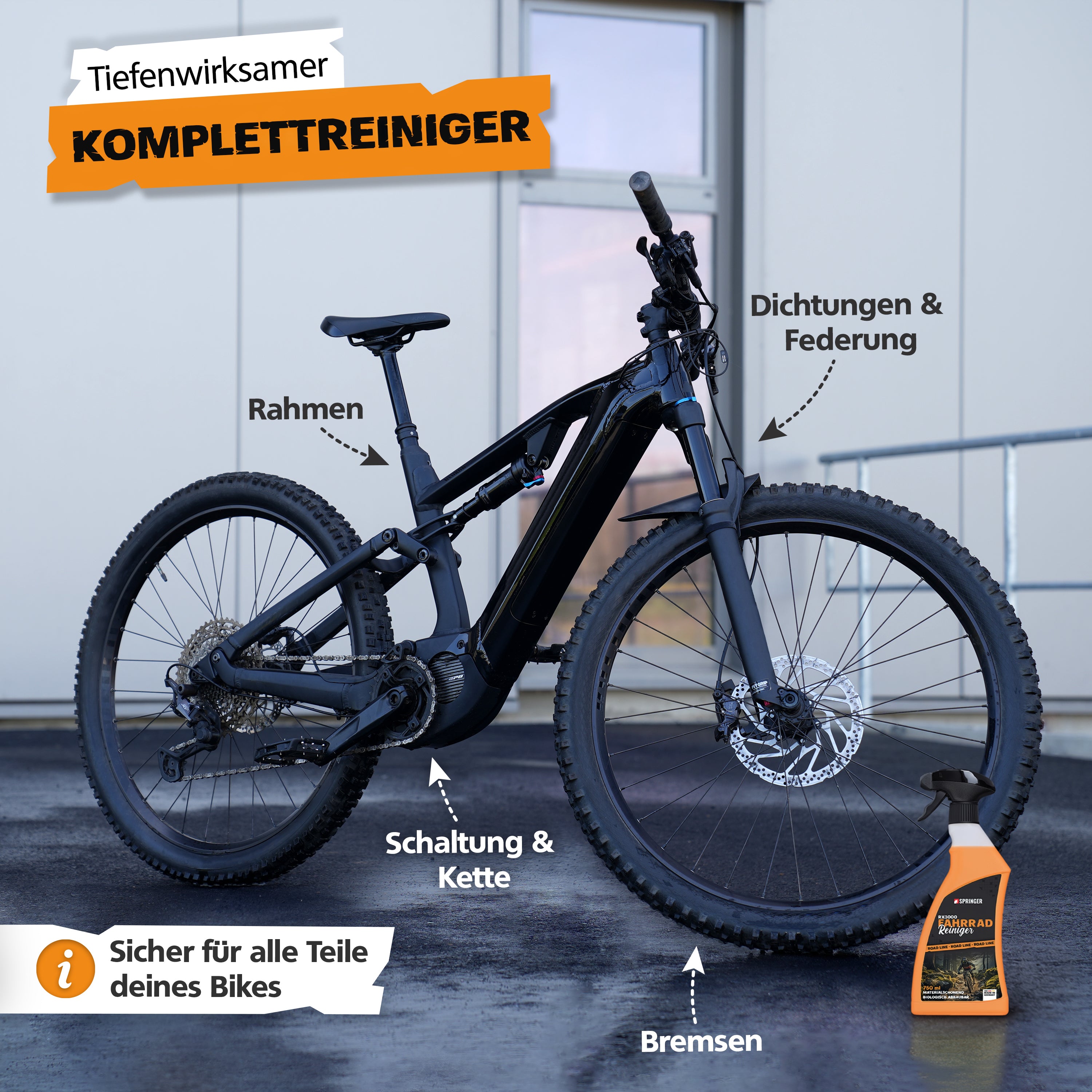 SPRINGER - RX3000 - Fahrradreiniger - Made in Germany