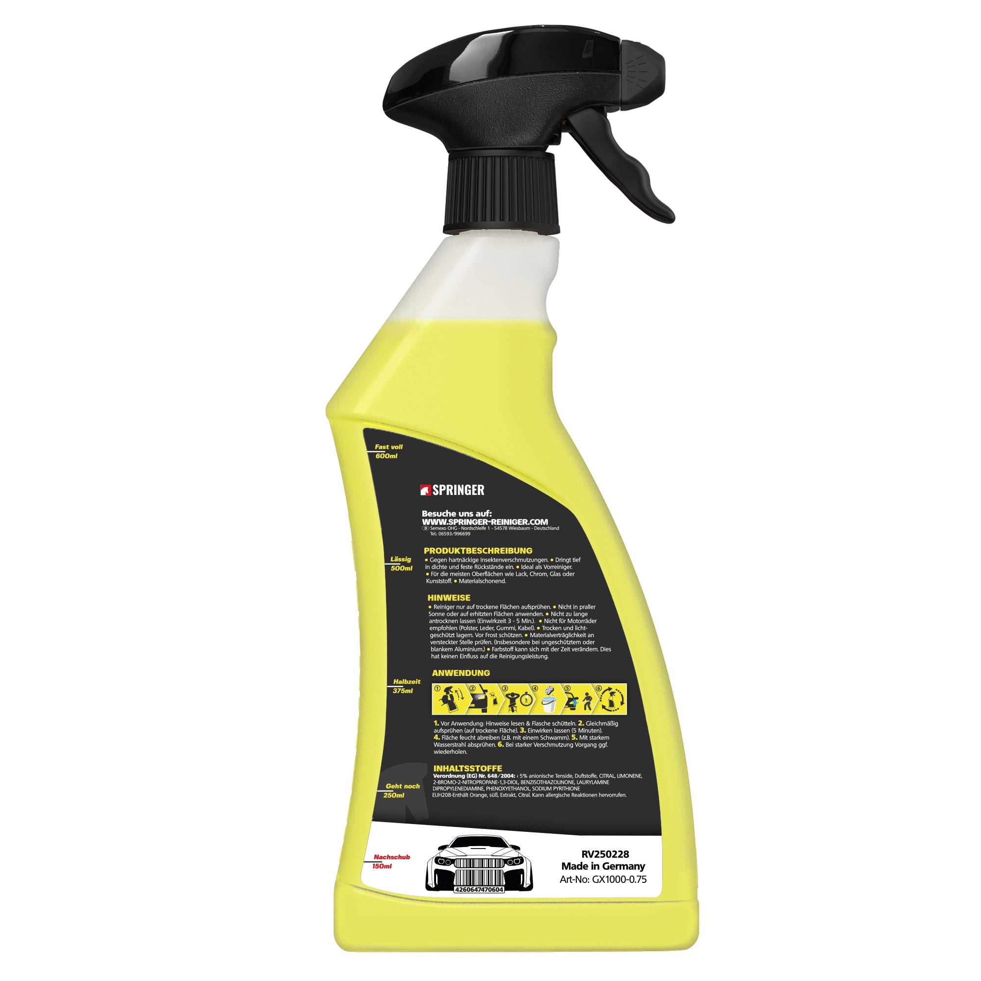 SPRINGER - GX1000 - Insektenentferner - Made in Germany