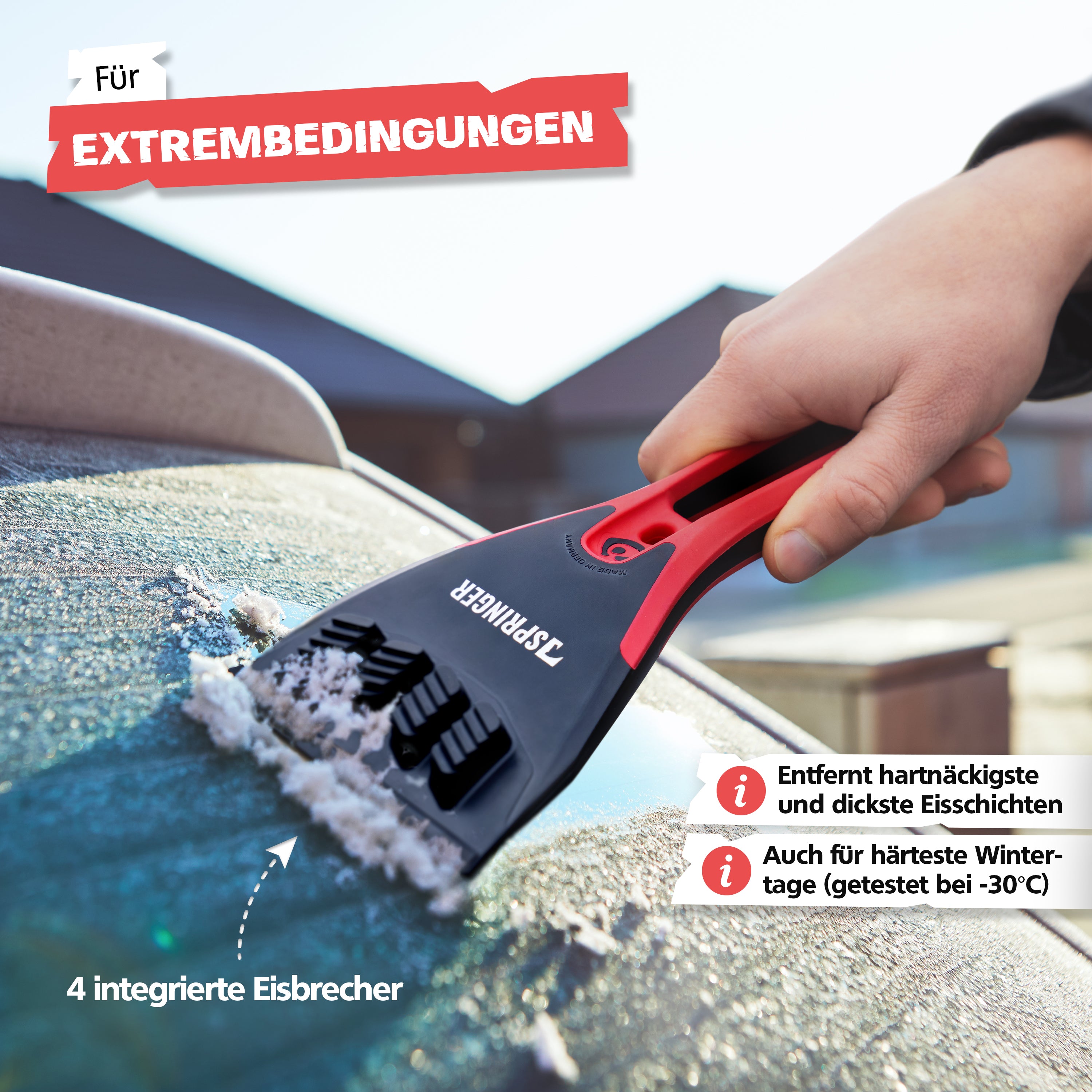 SPRINGER - ZX2000 - Auto Eiskratzer - Made in Germany