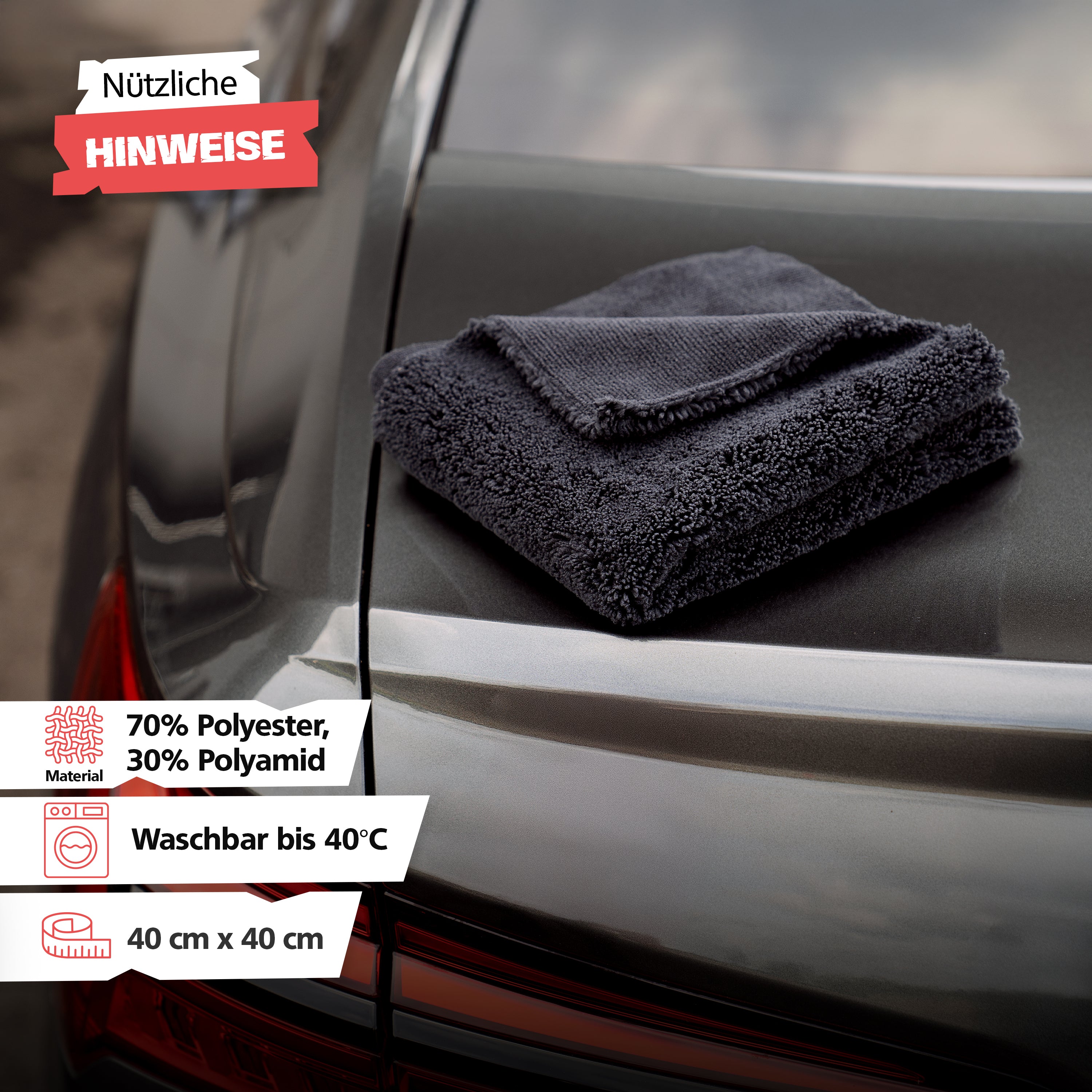 SPRINGER - ZX1500 - Mikrofasertuch Duo 40 x 40 cm - Assembled in Germany