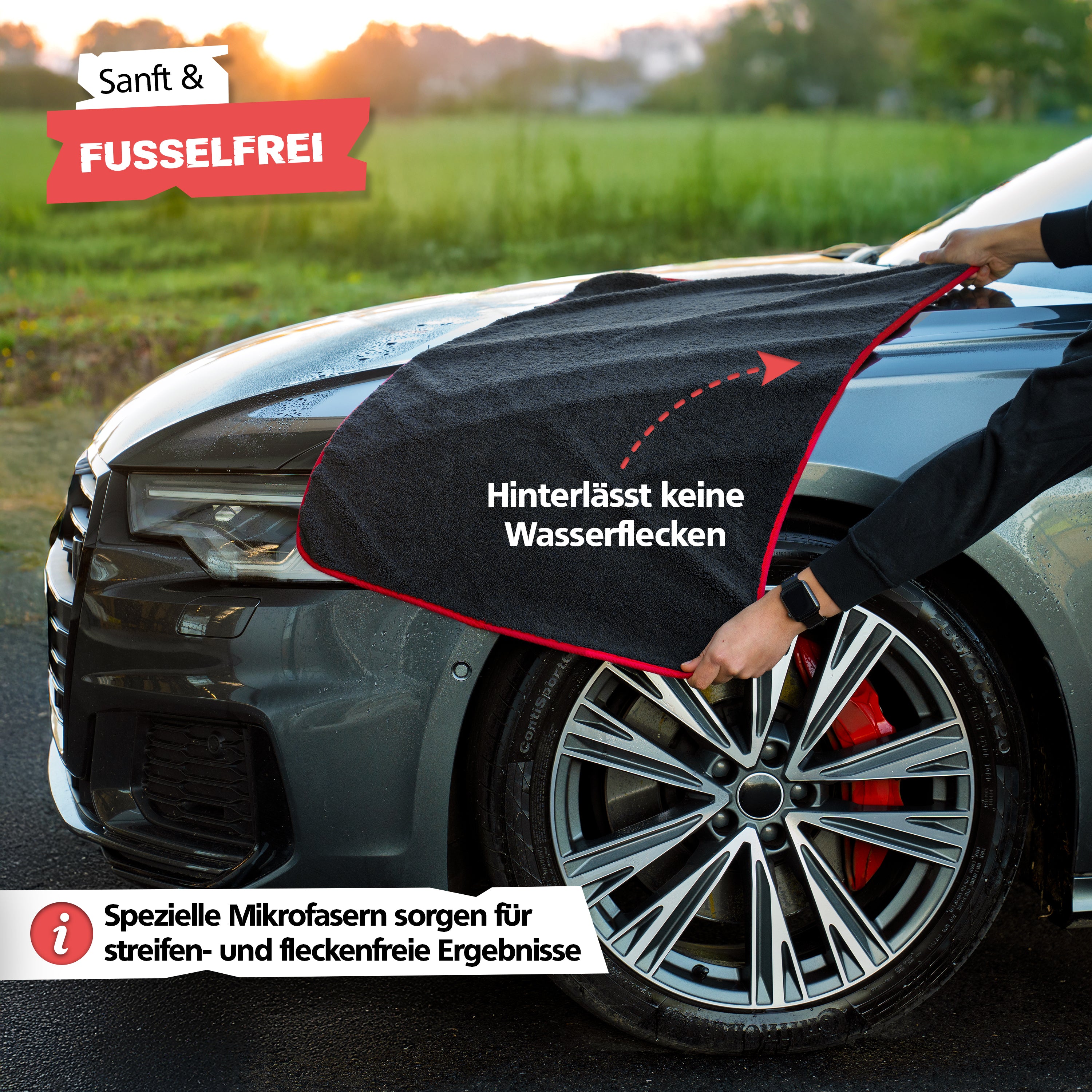 SPRINGER - ZX1600 - Auto XXL Trockentuch 90 x 60 cm - Assembled in Germany