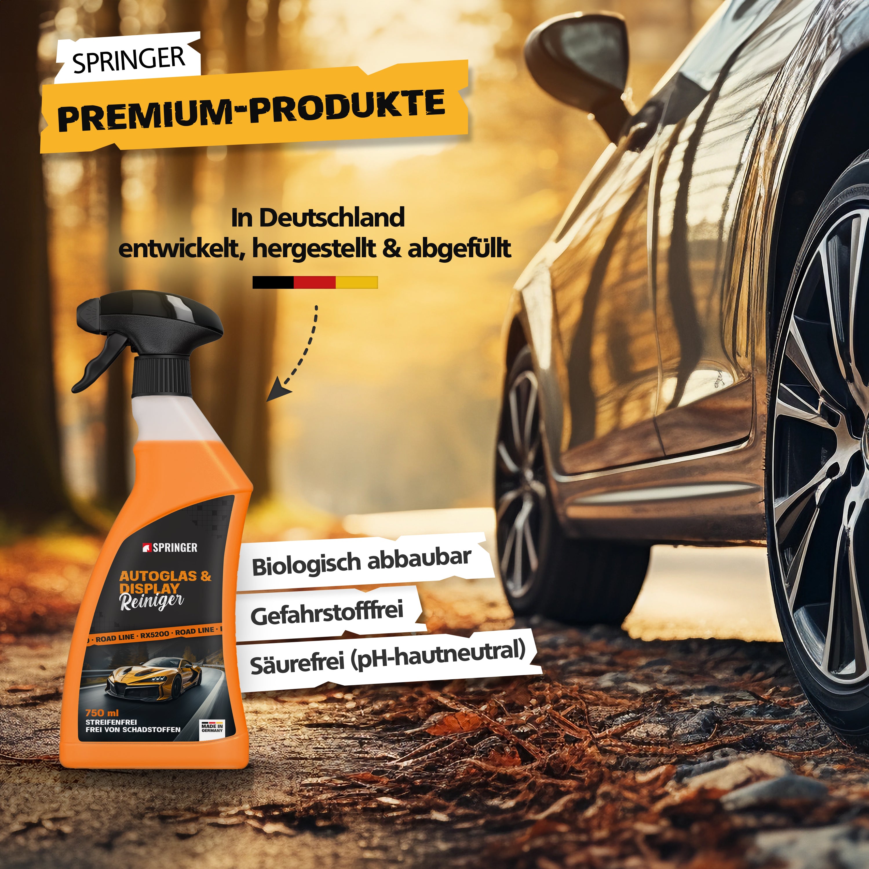 SPRINGER - RX5200 - Autoglas & Display Reiniger - Made in Germany
