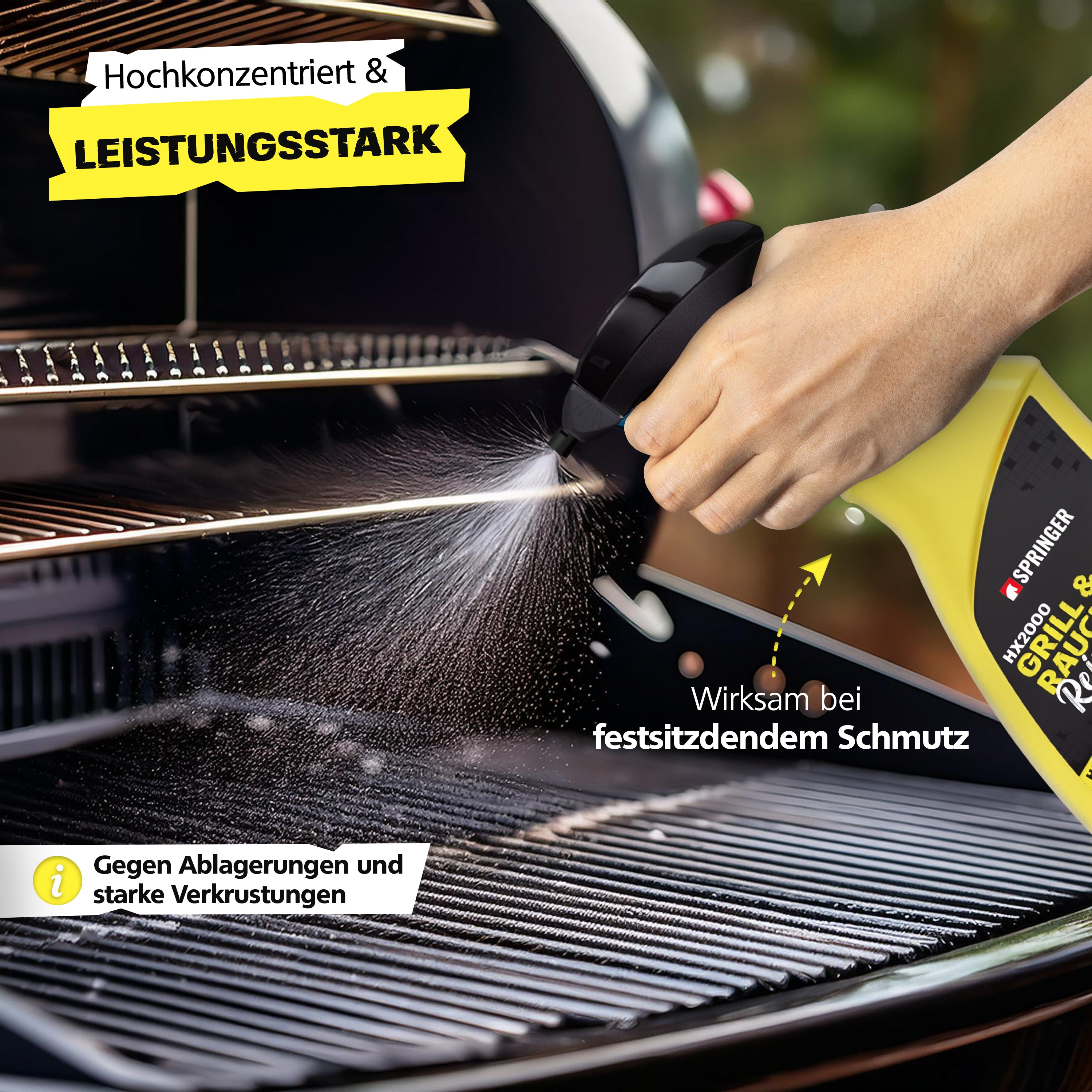 SPRINGER - HX2000 - Grillreiniger & Rauchharzentferner - Made in Germany