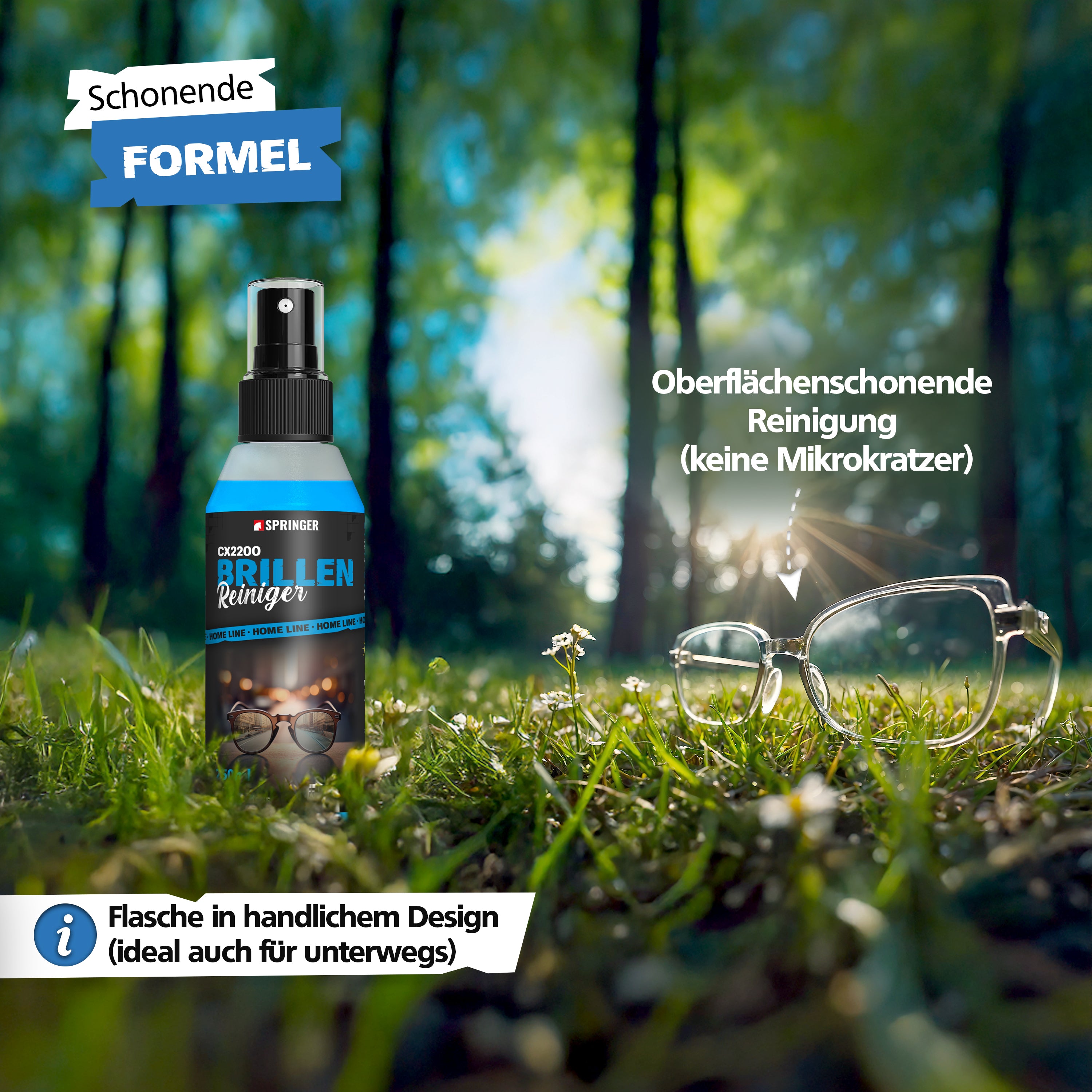 SPRINGER - CX2200 - Brillenreiniger - Made in Germany
