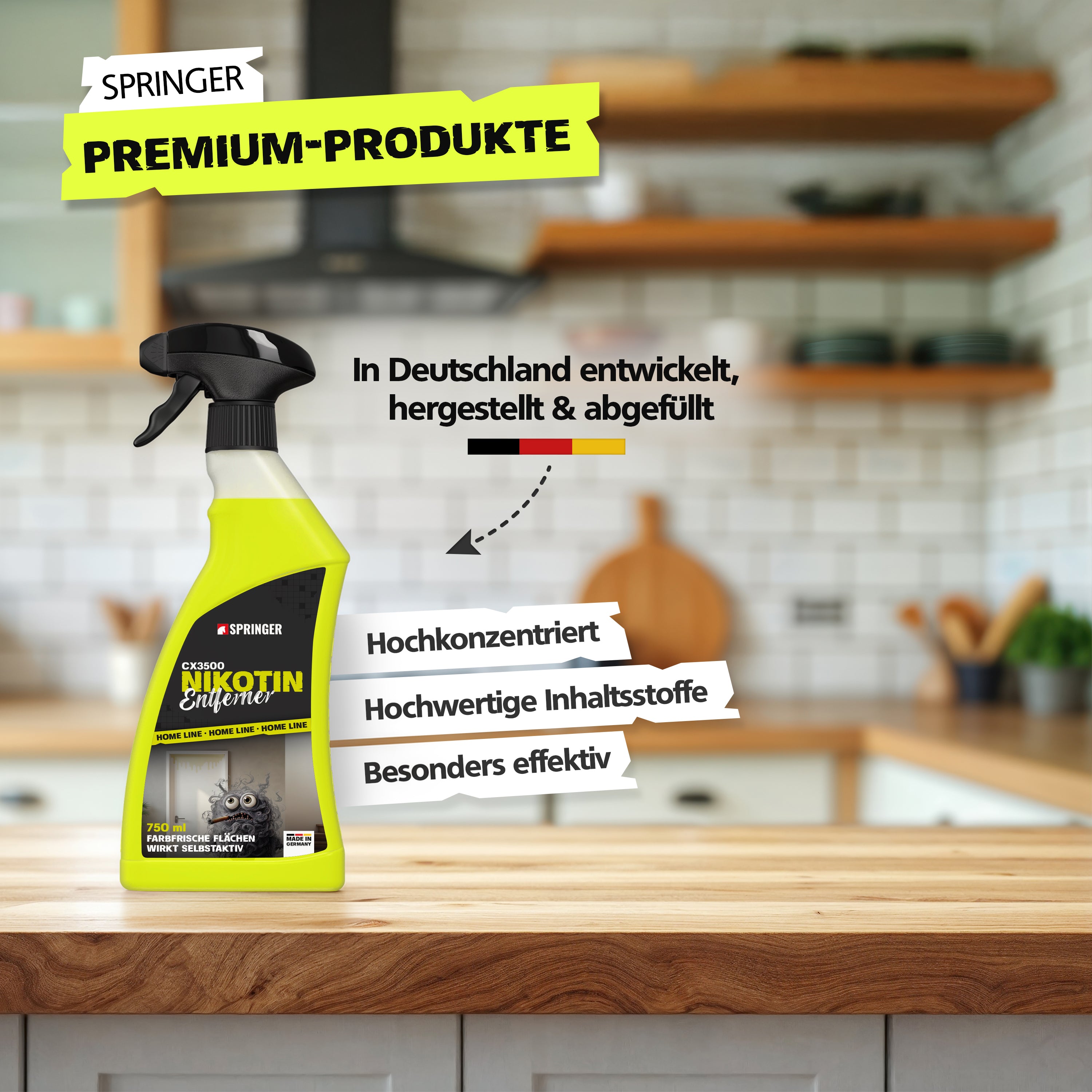 SPRINGER - CX3500 - Nikotinentferner 750 ml - Made in Germany