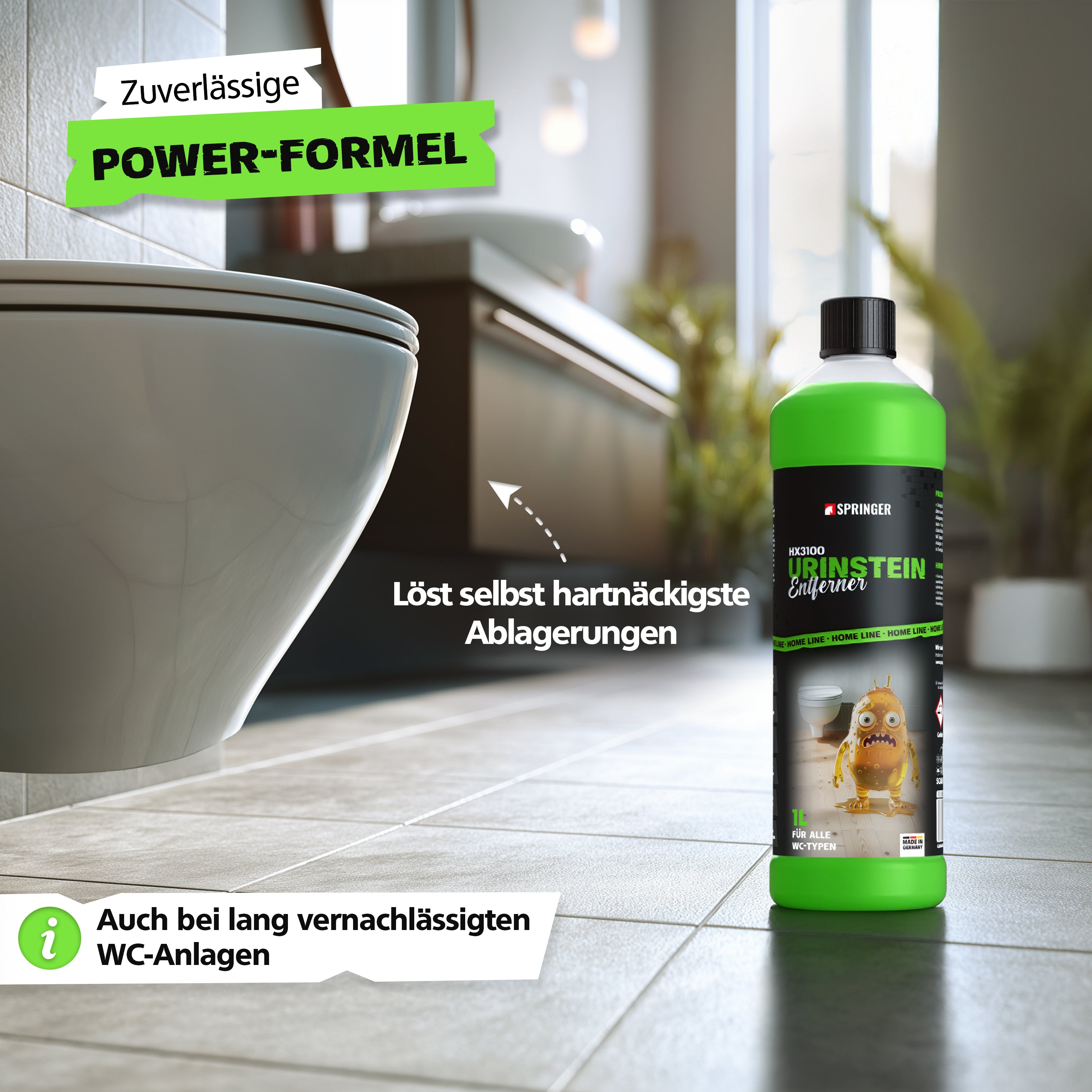 SPRINGER - HX3100 - Urinsteinentferner - Made in Germany