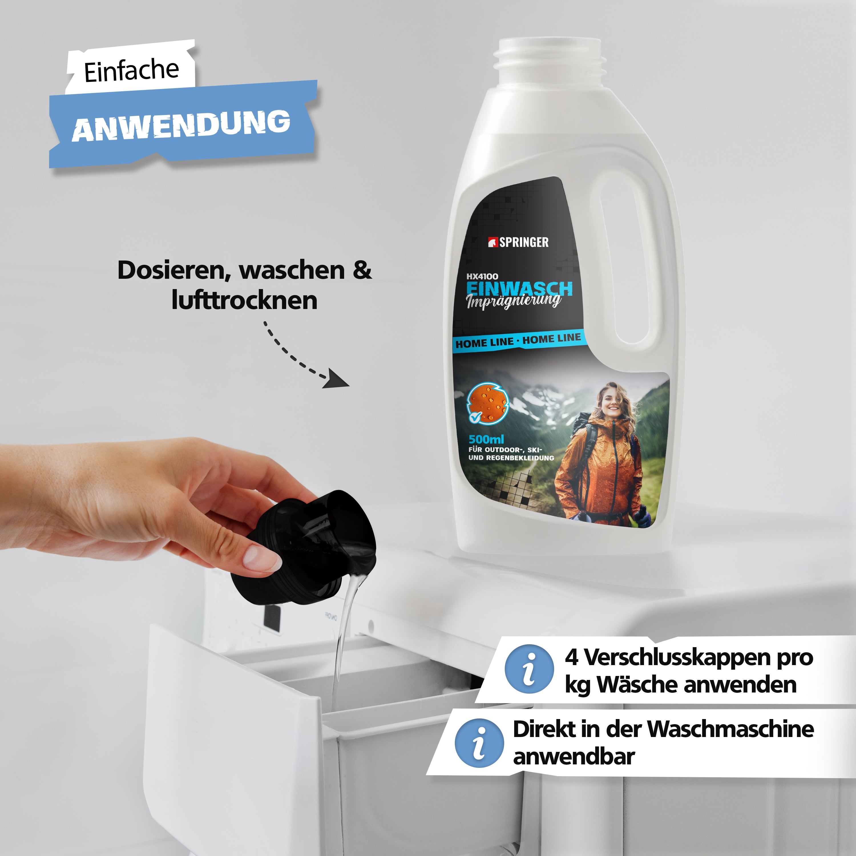 SPRINGER - HX4100 - Einwaschimprägnierung - Made in Germany