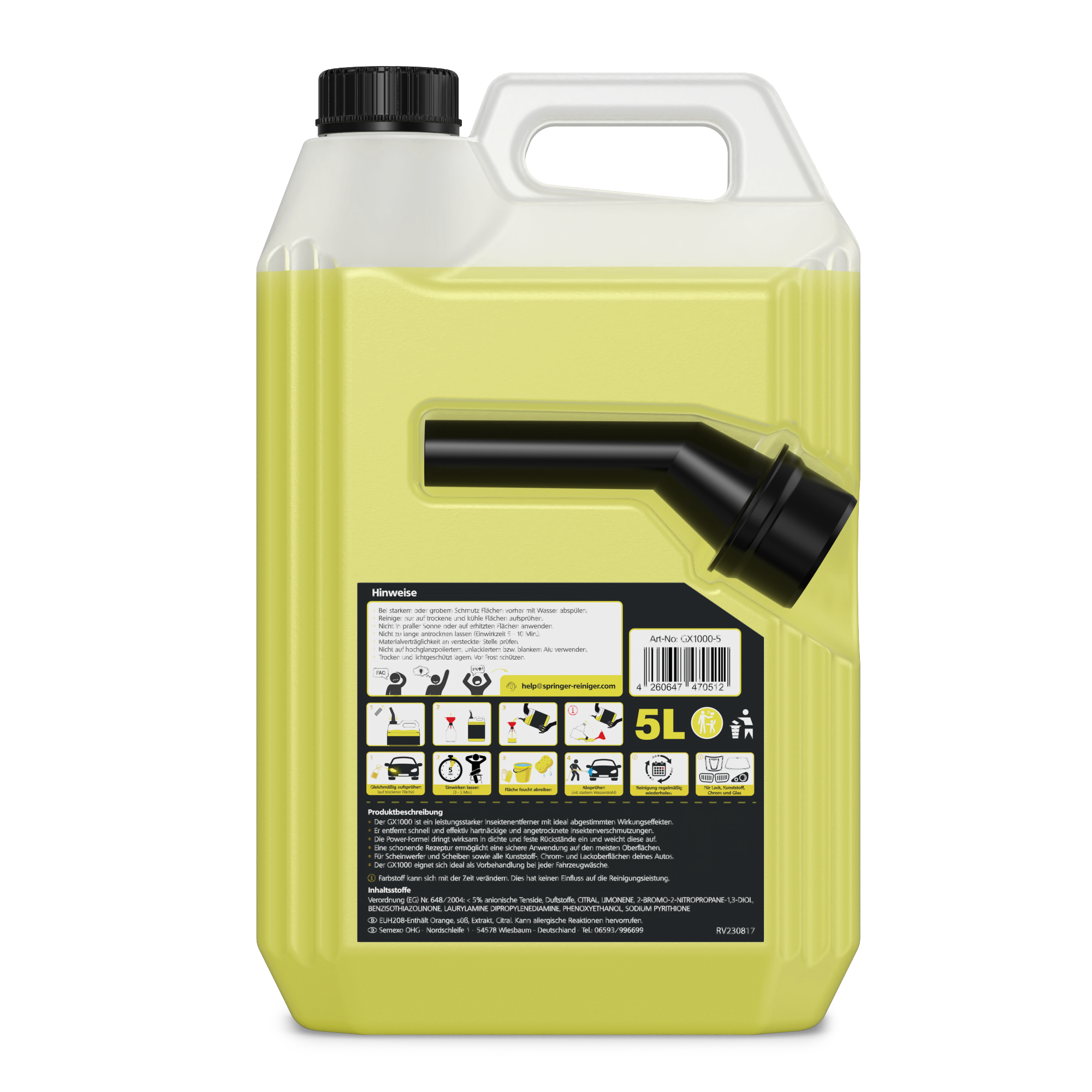 GX1000 - Insektenentferner - Springer-Reiniger