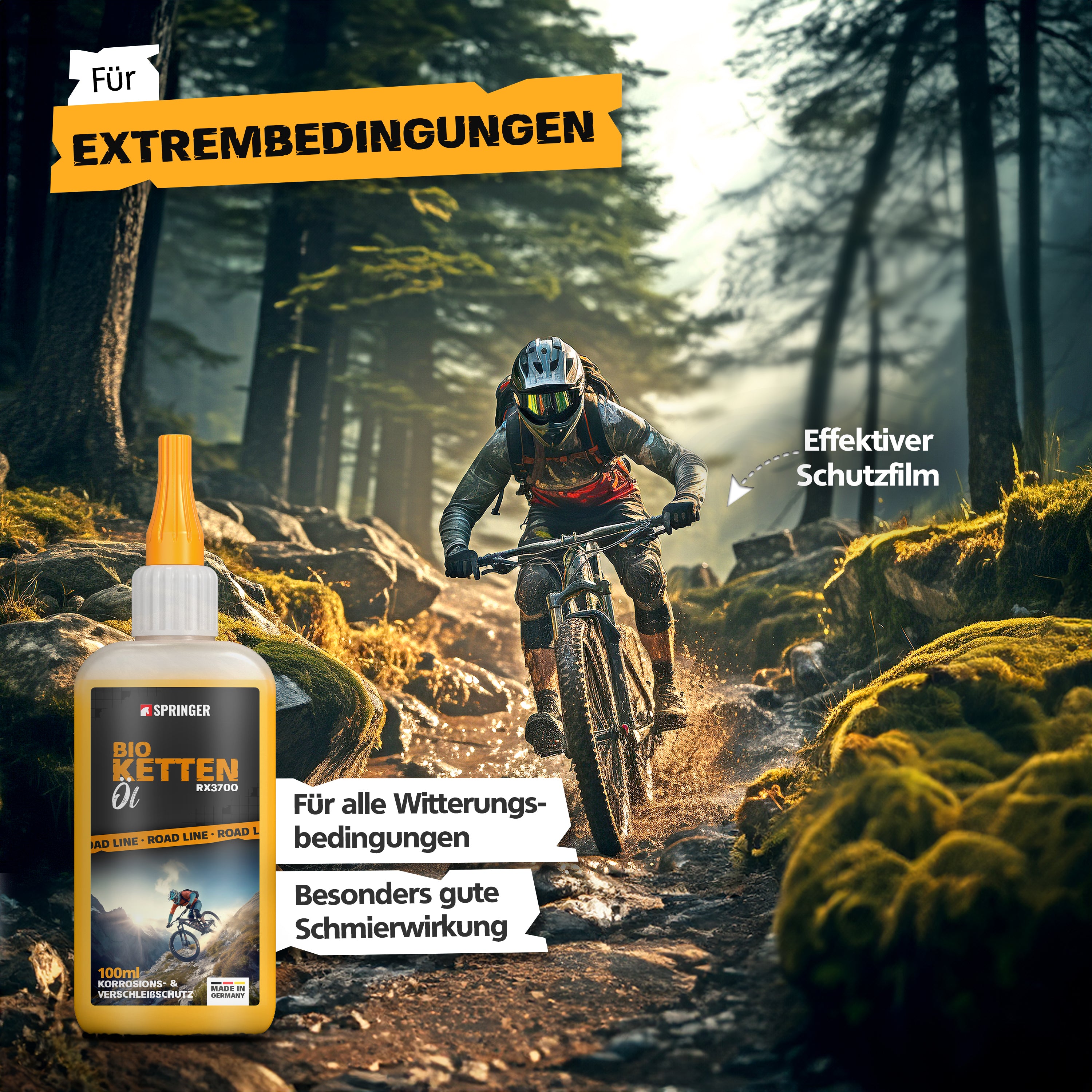 SPRINGER - RX3700 - Bio Fahrrad Kettenöl - Made in Germany
