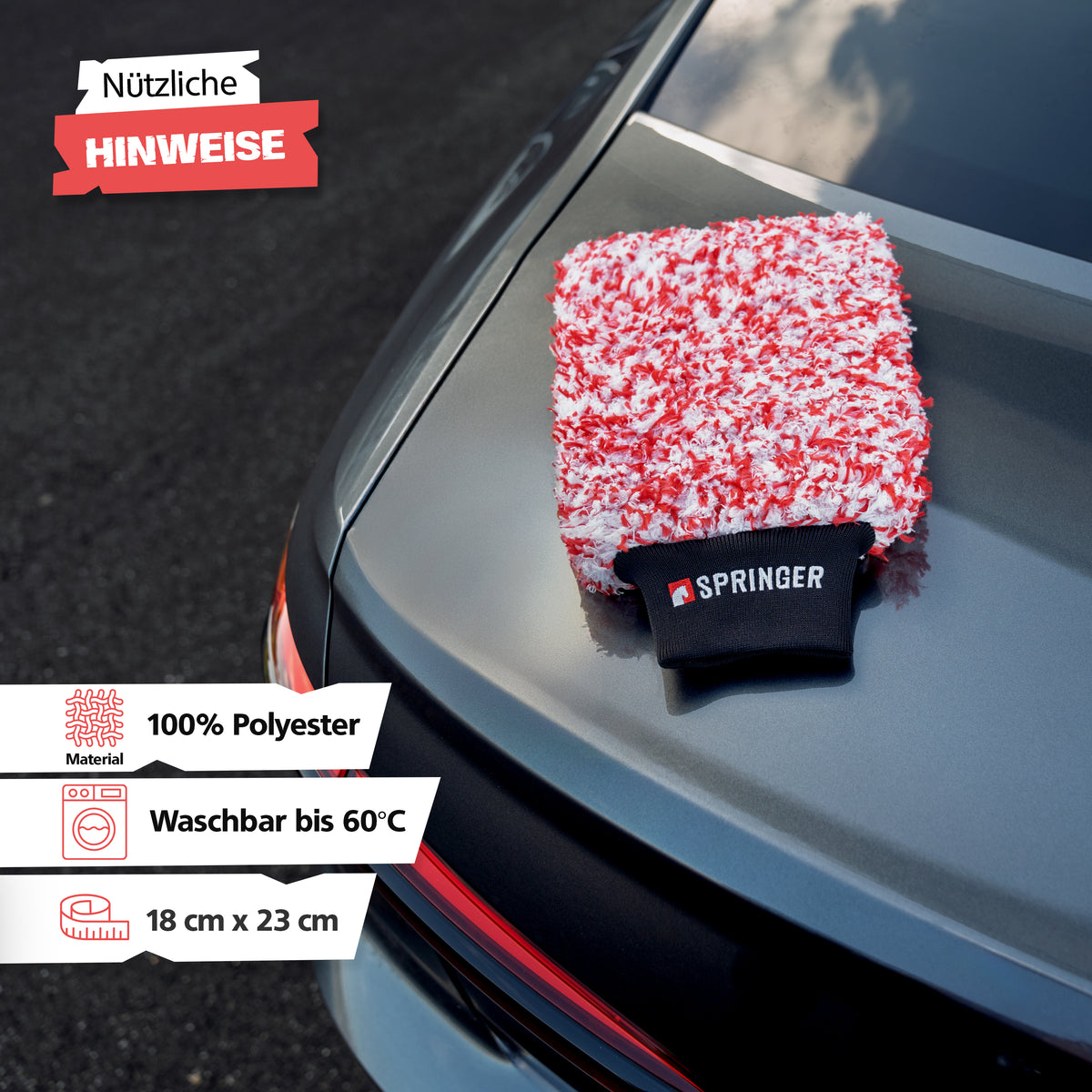 SPRINGER - ZX1000 - Car Wash Mitt - Assembled in Germany