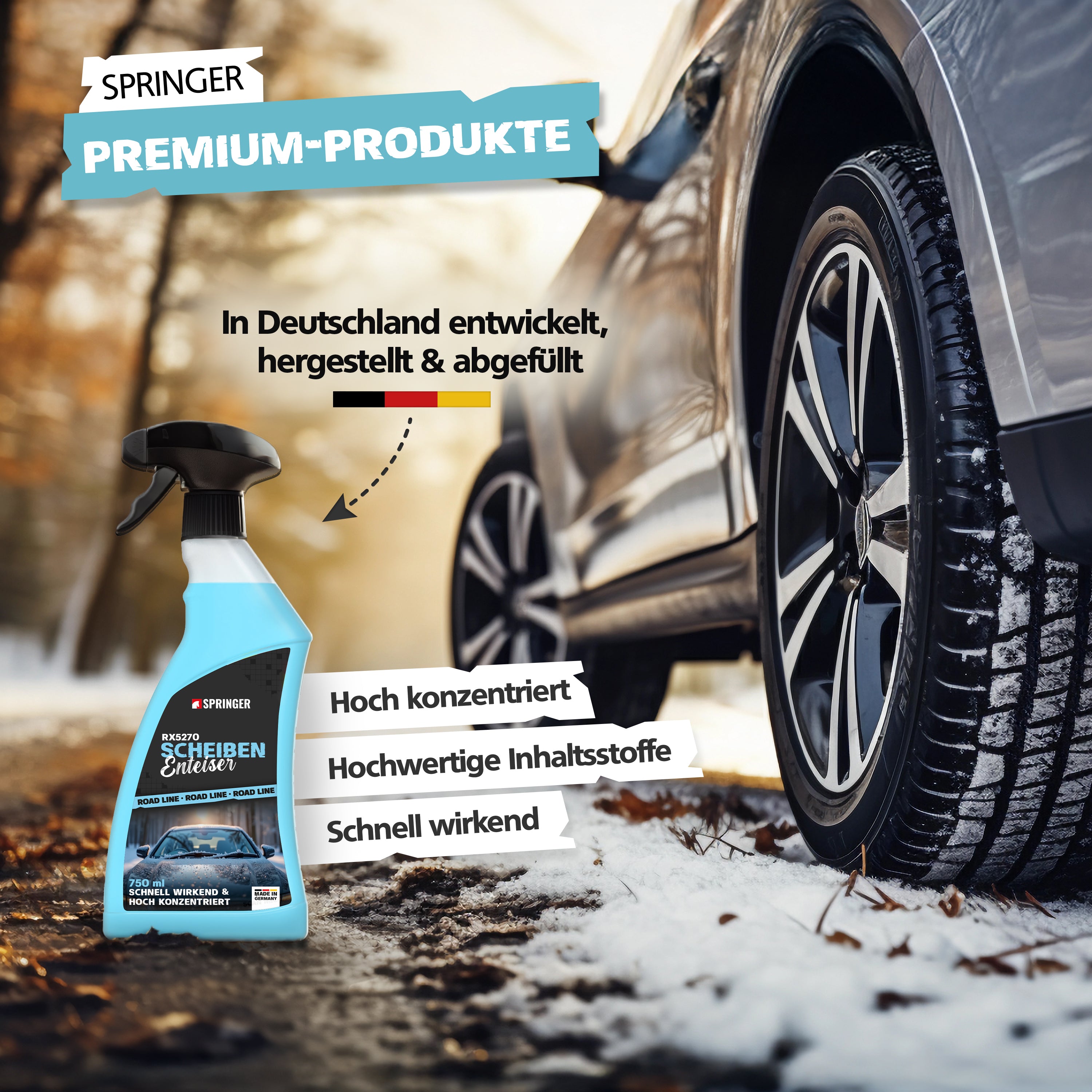 SPRINGER - RX5270 - Scheibenentfroster - Made in Germany