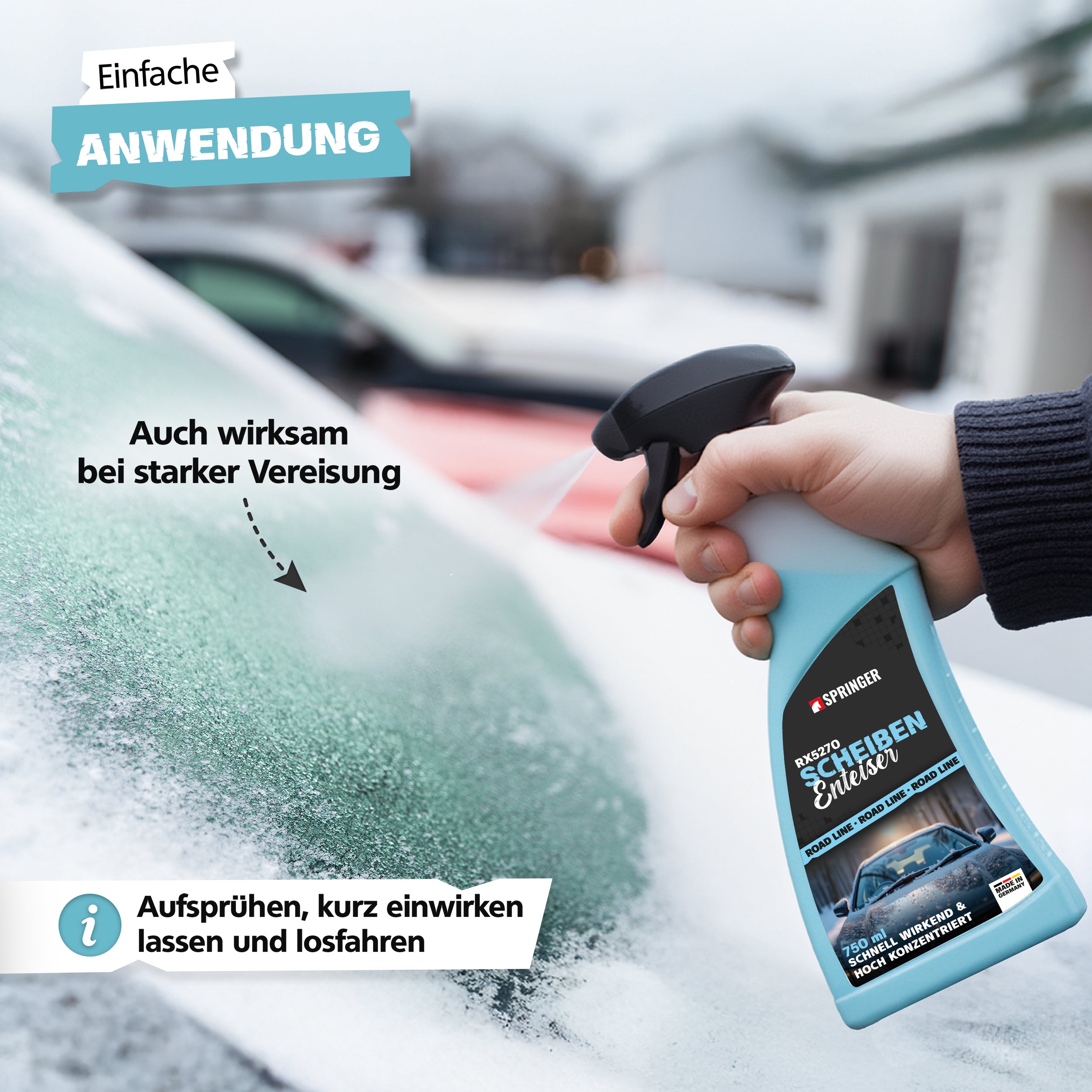 SPRINGER - RX5270 - Scheibenentfroster - Made in Germany