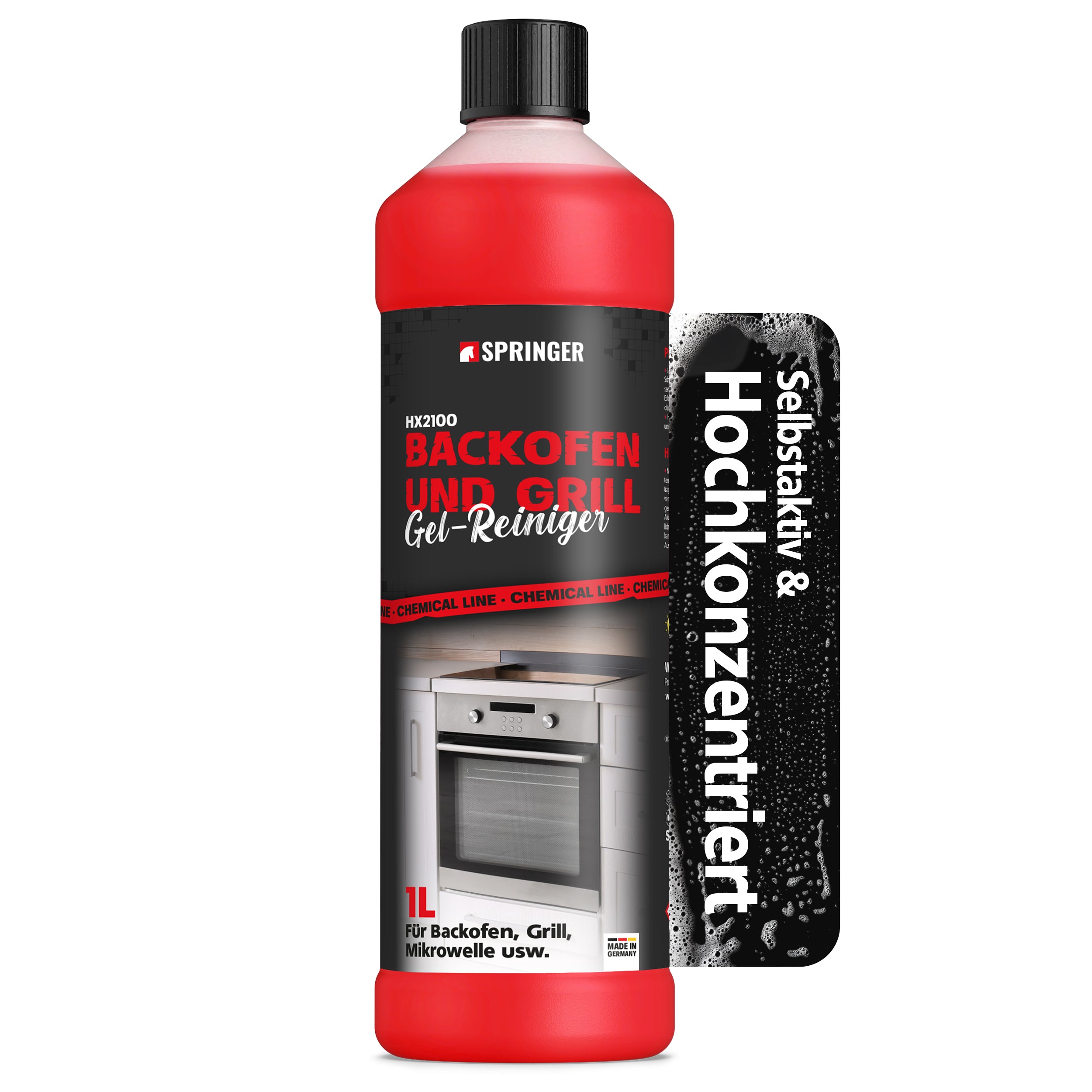 SPRINGER - HX2100 - Grill- & Backofenreiniger - Gel Paste - Made in Germany