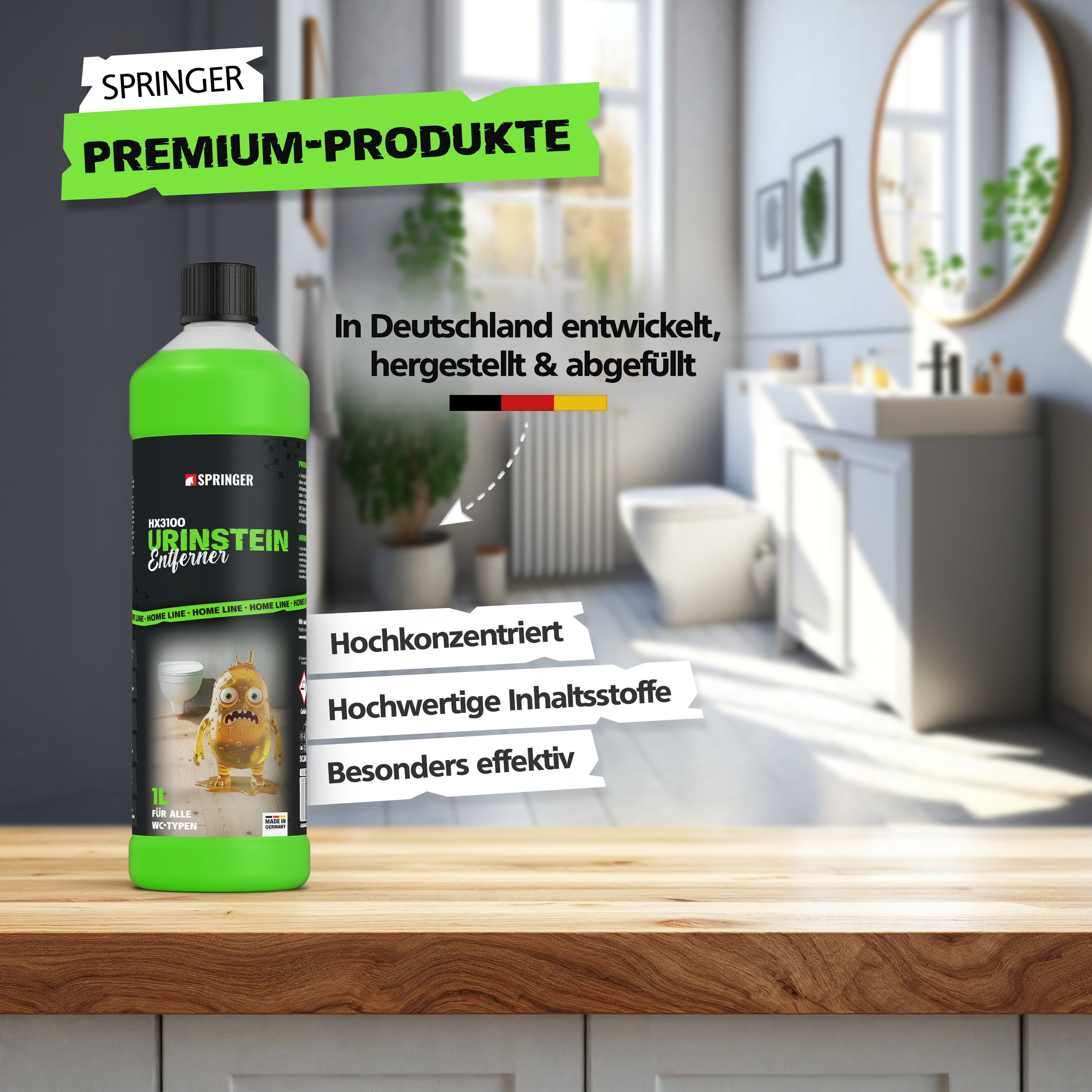 SPRINGER - HX3100 - Urinsteinentferner - Made in Germany