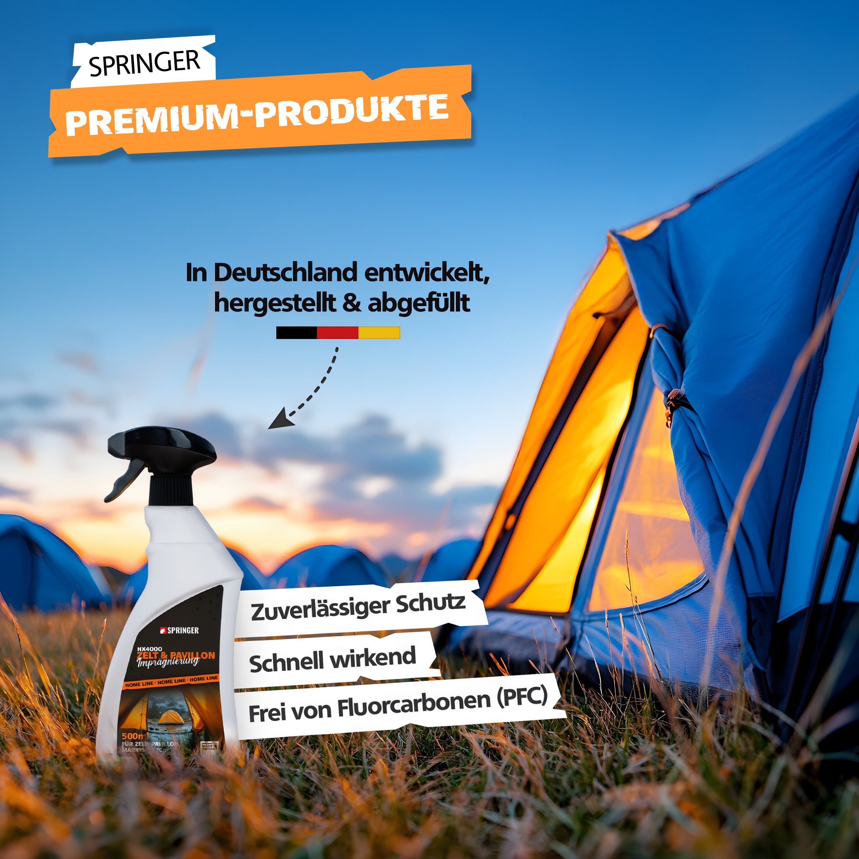 SPRINGER - HX4000 - Outdoor Imprägnierung 500 ml - Made in Germany