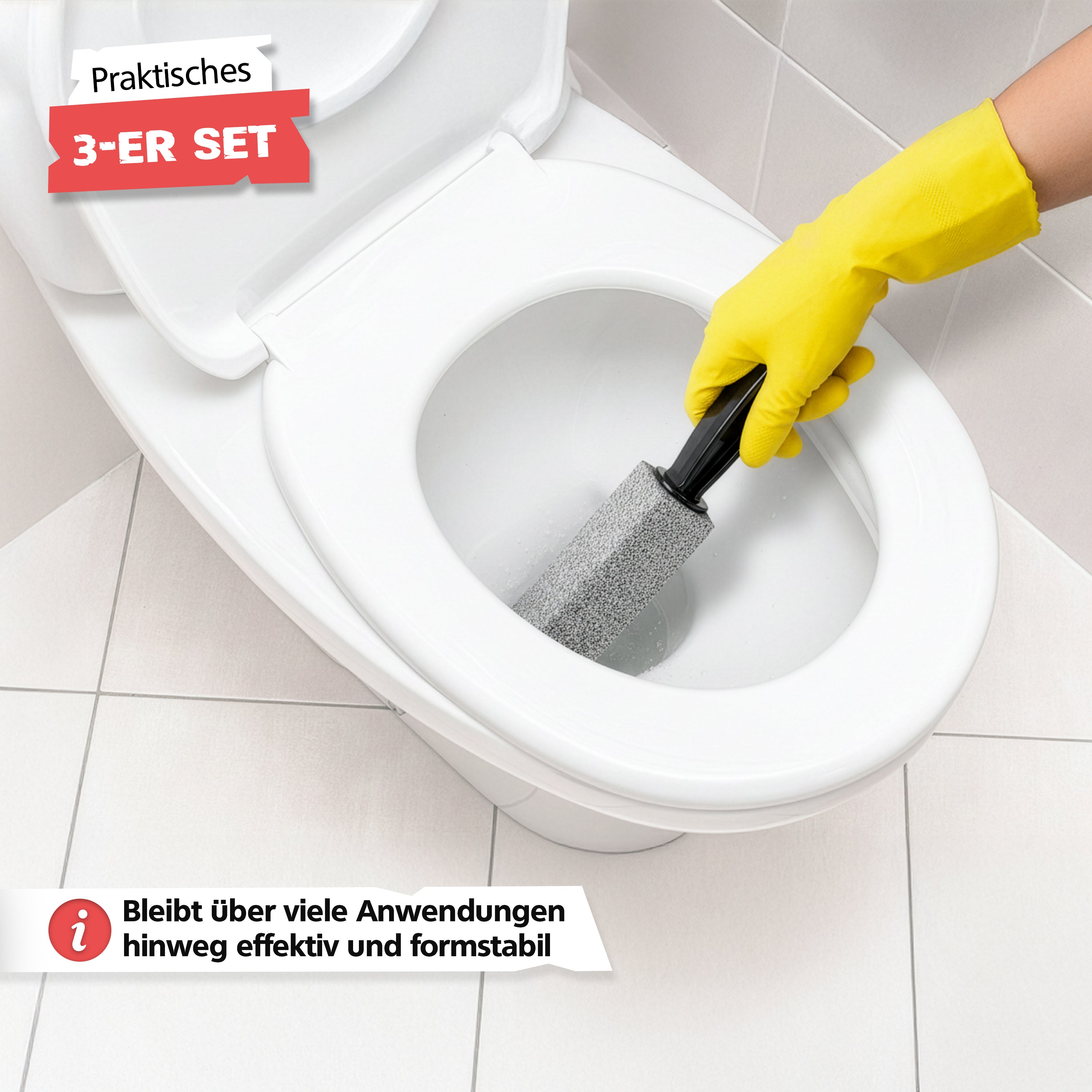 SPRINGER - ZX6000 - Bimsstein WC 3er Set - Assembled in Germany